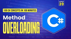 39. Method Overloading in C# (Same Name, Different Parameters) | Ervis Trupja