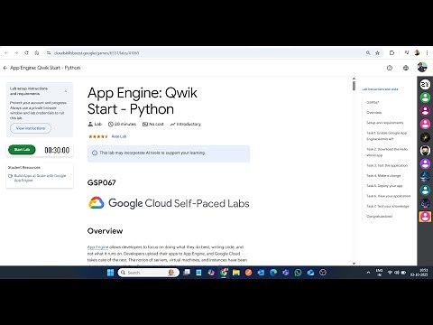 App Engine: Qwik Start - Python || Lab Solution || Google Cloud Arcade 2025