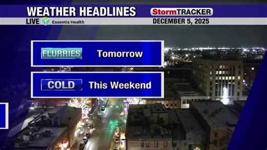 Tracking tumbling temperatures tonight and flurries/snow tomorrow