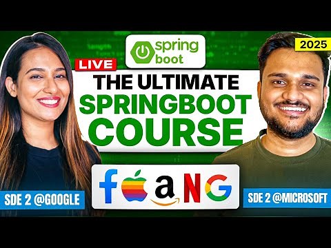 Launching Advanced Spring Boot & Microservices Course 2025 🚀