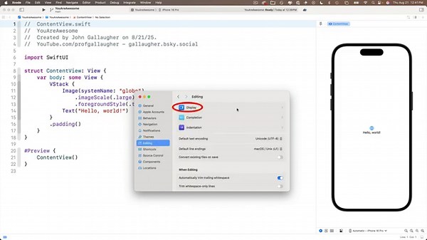 Ch 1 1 Xcode for Beginners & Your First SwiftUI Code (2026)