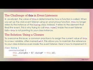 How to Access a Class Method Inside an Event Listener in JavaScript: A Complete Guide