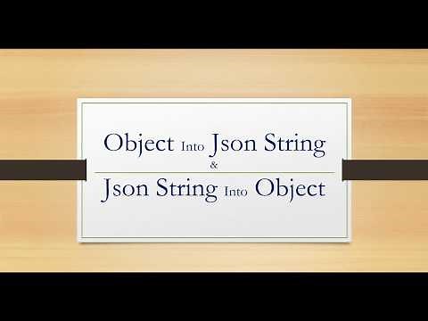 Converting Object into JSON String & JSON String into Object by using Jackson API