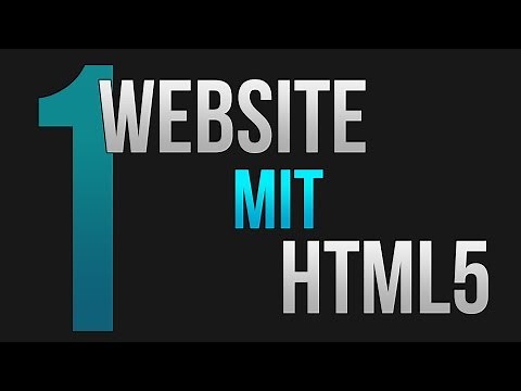 Website mit HTML #1 (Tutorial für Anfänger) • [German] [HD]