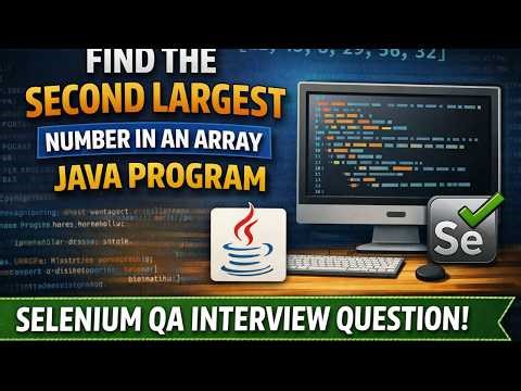 java program to find second largest number in an array