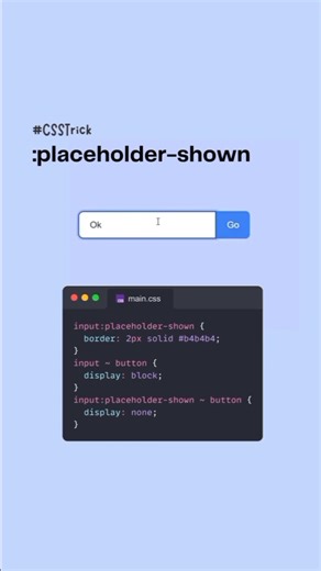 CSS Secret: Auto-hiding Submit Button 🔥 #coding