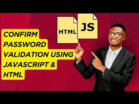 🔒 Confirm Password Validation using JavaScript & HTML ✅ | Easy Tutorial for Beginners 💡