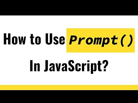 ✅ JavaScript String | How to Use Prompt in JavaScript? | How to Capture User Input in JavaScript?