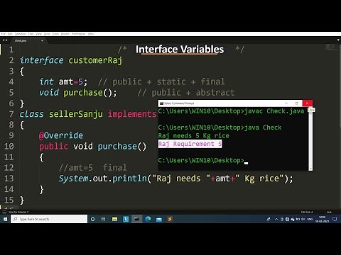 Why interface variables are public static and final in Java | Learn Coding