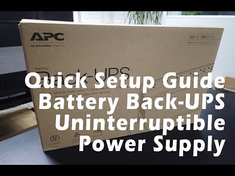 UPS Uninterruptible Power Supply Setup Guide for Beginners | APC Back-Outage Protection