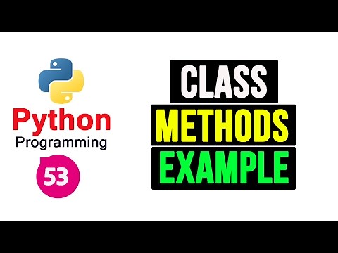 Python Programming Tutorial - Class Methods