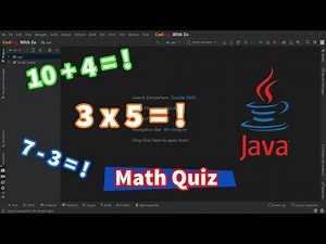Develop a Math Quiz Easily | Android studio | Java