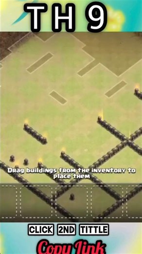 Th9 War Base Layout With Link #clashofclans #shorts #th9 #baselink