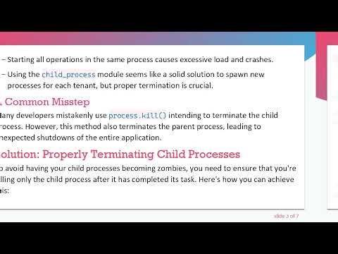 How to Properly Finish Child Processes in Node.js