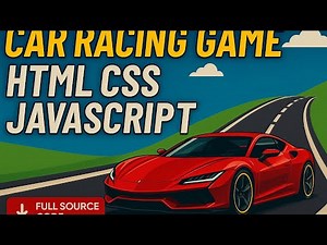 🔥 Car Racing Game HTML CSS JavaScript | Full Source Code with Levels & Music 🎮🚗