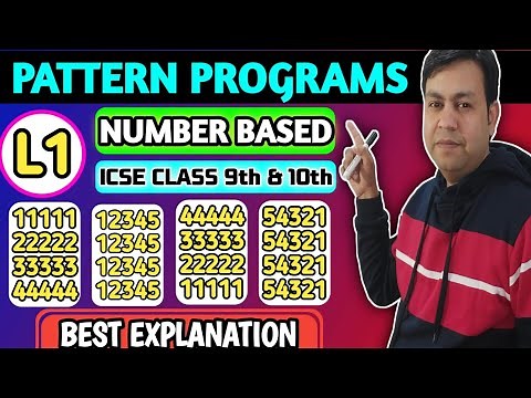 Lec 1 || Java Pattern Programs | Nested for Loop | How to Solve Patterns in Java with simple Tricks