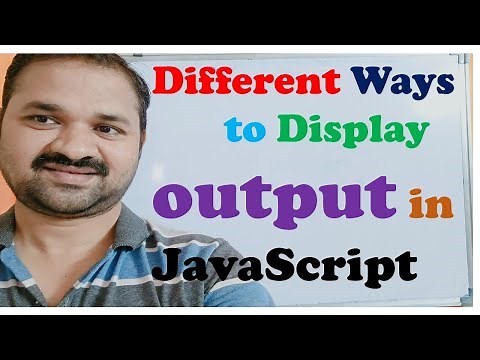 Different ways to display output in JavaScript |JavaScript display possibilities|JavaScript Tutorial