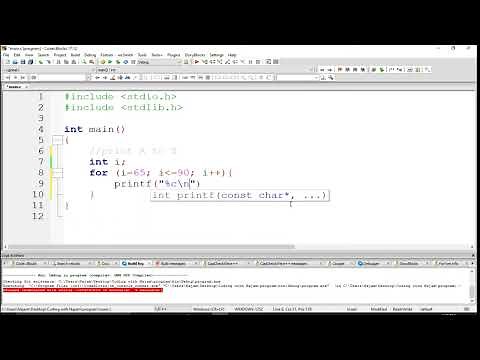 Write A Program In C - Print 1 to 100 Numbers Using for Loop - English