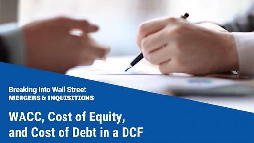 DCF Tutorial: WACC, Cost Of Equity and Cost Of Debt | BIWS