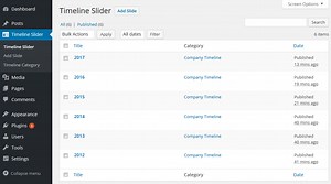 Timeline and History Slider - Documentation - Essential Plugin