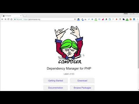 Install Composer, the PHP dependency manager, on Windows