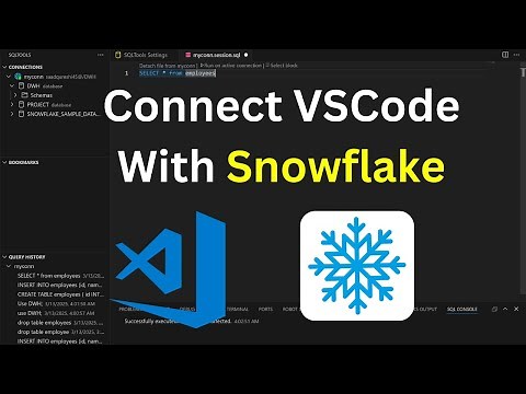 How to Connect VSCode With Snowflake Data Warehouse | Run SQL Queries