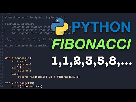 How To Code Fibonacci Sequence In Python Using Recursion | Python for Beginners Tutorials
