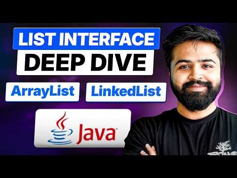 Java List Interface Deep Dive | ArrayList, LinkedList, Vector, Stack | Java Full Course #32