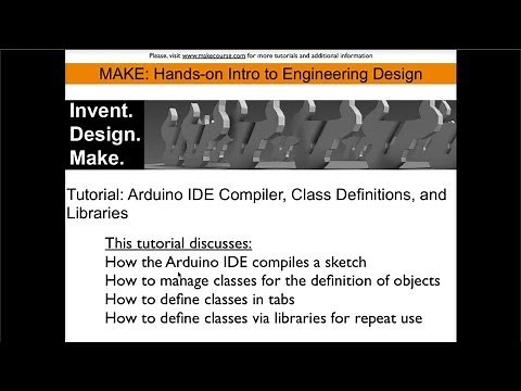 Tutorial: Making Libraries with the Arduino IDE