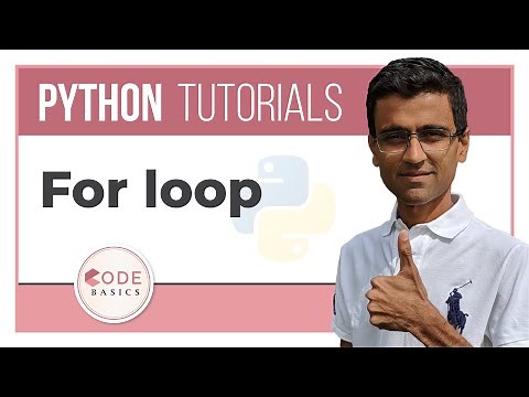 Python Tutorial - 9. For loop