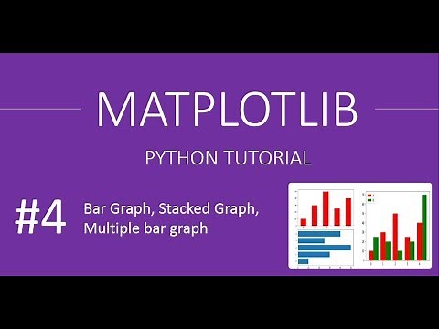 How to plot Stacked Bar Graph, Multiple Bar Graph, Horizontal Graph : MatPlotLib Tutorials # 4