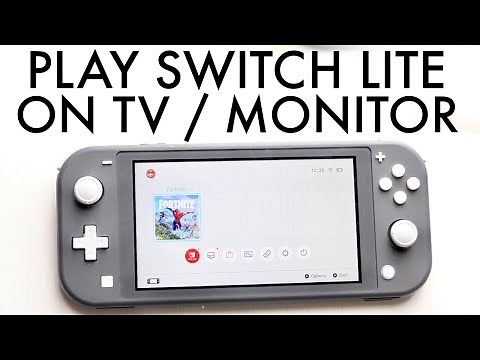 How To Play Nintendo Switch Lite On TV / Monitor! (2022)
