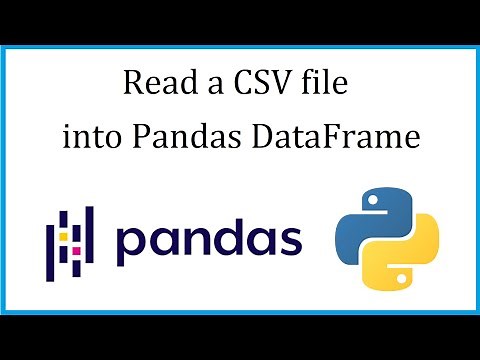 How to Read a CSV file into a Pandas DataFrame | Pandas Tutorial for Beginners