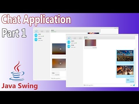 Java - Chat Application ( Part 1 )