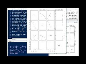 Creating and Interpretting a Scatterplot Matrix in R