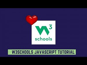 W3schools Javascript Tutorial // JavaScript for Absolute Beginners