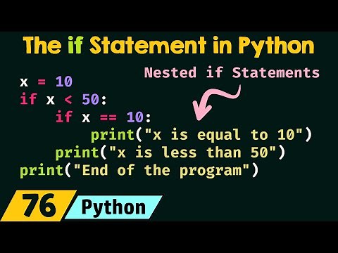 The if Statement in Python