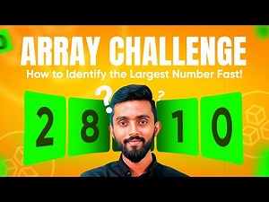 Find the Largest Element in an Array | MNC Interview Essentials
