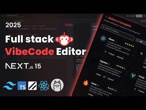 Build a Web Based AI IDE | Nextjs 15 , React , WebContainers , Prisma , Ollama | Stackblitz Clone