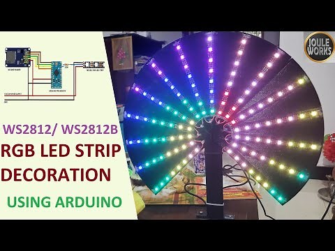 RGB LED Strip (WS2812 or WS2812b) Decoration using Arduino - Joule Works