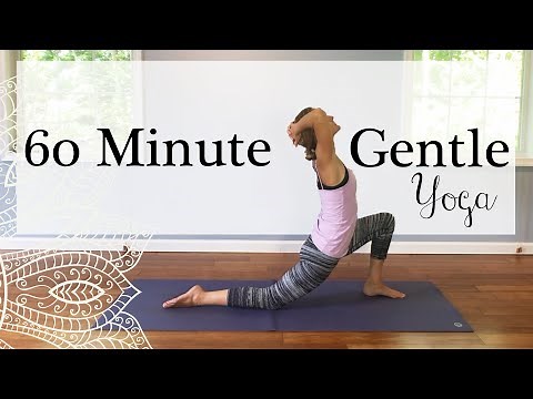 60 MINUTE GENTLE YOGA - full class for all levels, great for seniors and beginners