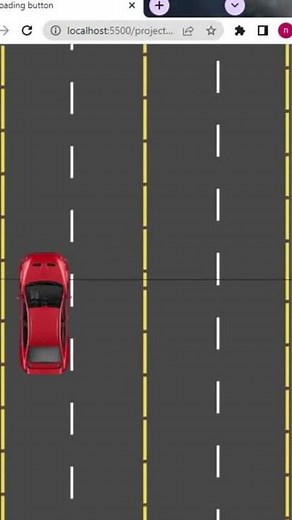 car racing game| how to make car racing game using javascript #hypercodez #html #css #js #shorts car