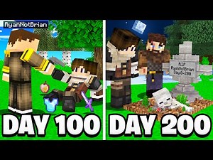 I Spent 200 Days as a Minecraft Bandit...
