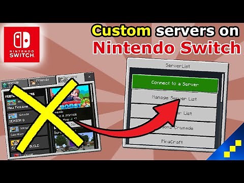 How to join custom servers on Nintendo Switch [Minecraft Bedrock Tutorial]