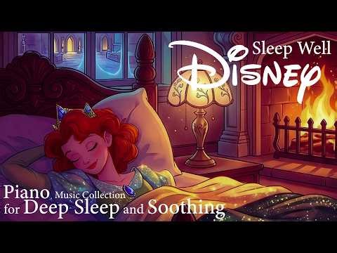 Sleep Well Princess 👑🌙 | Disney Piano Sleep Music for Deep Sleep & Peaceful Dreams