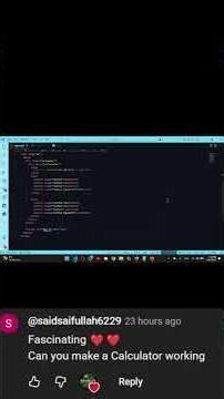 I Built a Calculator with HTML, CSS & JavaScript (Requested in the Comments!)