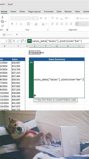 How to visualize data using Python 🐍 Comment 'WIZARD' and I'll send you my FREE Excel shortcut guide. #excel #exceltips #exceltricks #spreadsheets #corporate #accounting #finance #workhacks #tutorial #sheets | Excel Dictionary