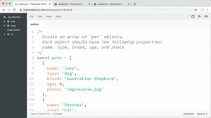 Display an Array of Objects on the Page – One Solution
