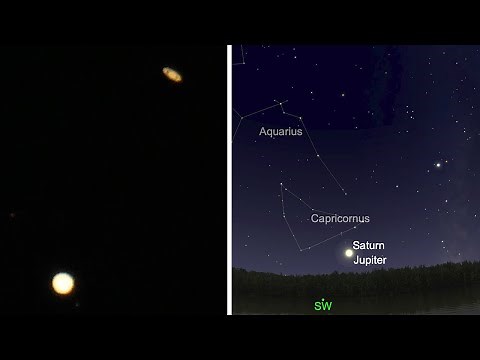 What is the Jupiter and Saturn Great Conjunction and how can I watch it tonight?
