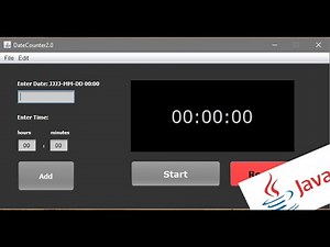 Creating a Event-Countdown Timer using Java (Netbeans)